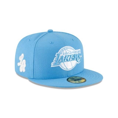 Los Angeles Lakers Gorra | New Era NBA City Edition Alt 59fifty Fitted Cap Mexico - Azules